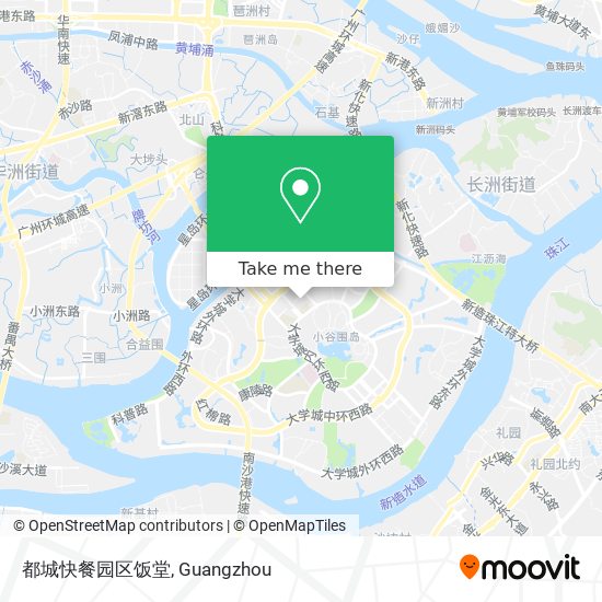 都城快餐园区饭堂 map