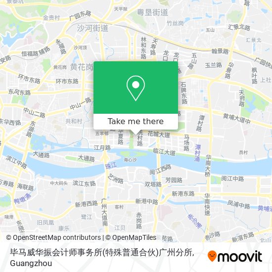 毕马威华振会计师事务所(特殊普通合伙)广州分所 map