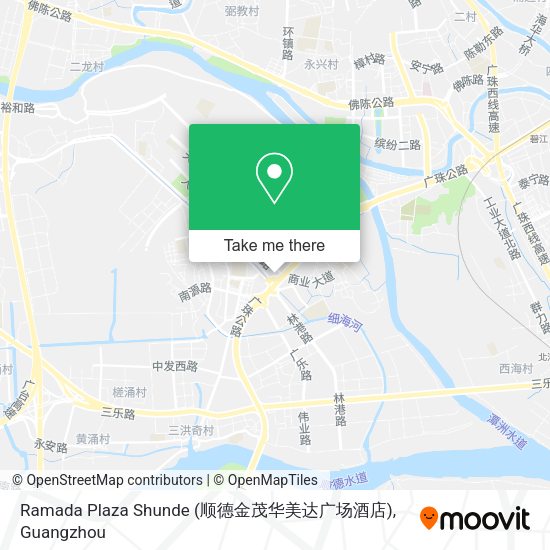Ramada Plaza Shunde (顺德金茂华美达广场酒店) map