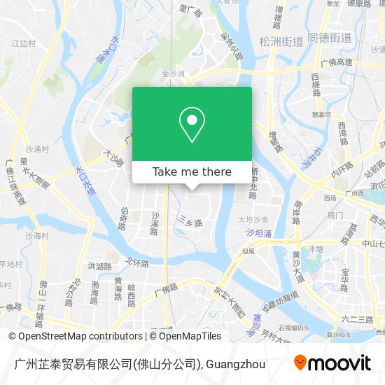 广州芷泰贸易有限公司(佛山分公司) map