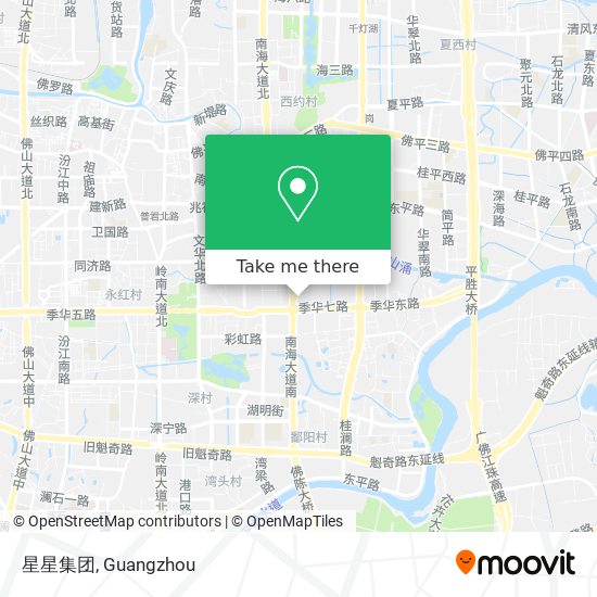 星星集团 map