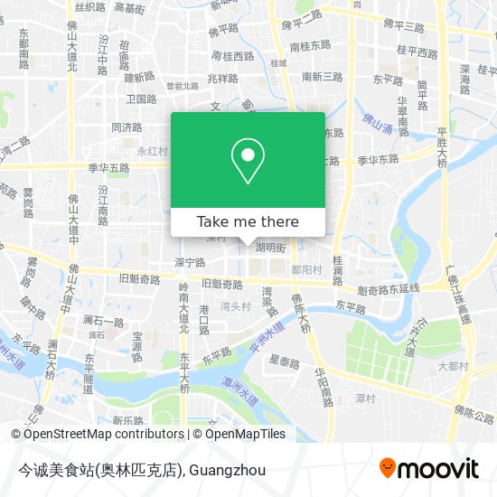 今诚美食站(奥林匹克店) map