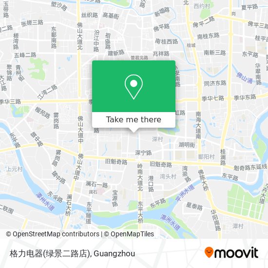 格力电器(绿景二路店) map