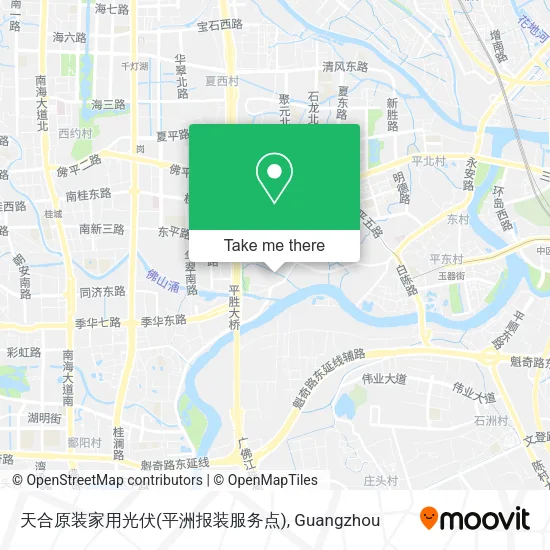 天合原装家用光伏(平洲报装服务点) map