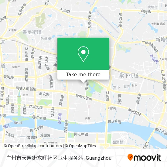 广州市天园街东晖社区卫生服务站 map