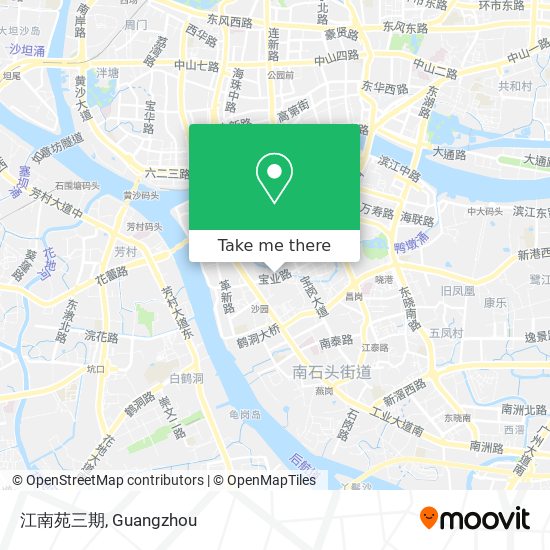 江南苑三期 map