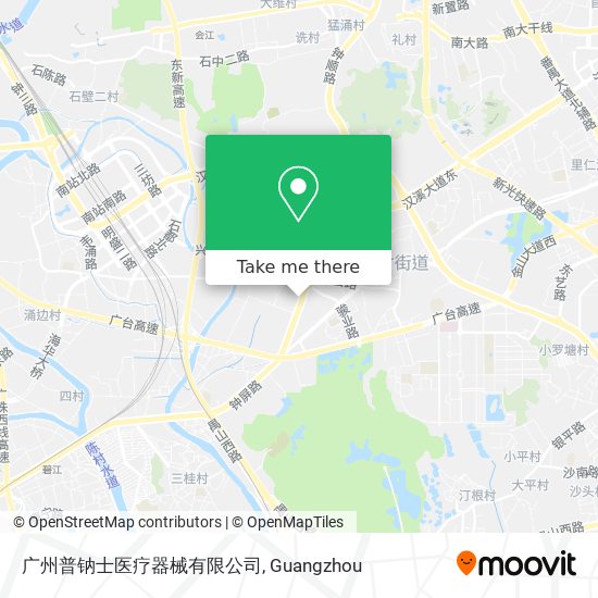 广州普钠士医疗器械有限公司 map