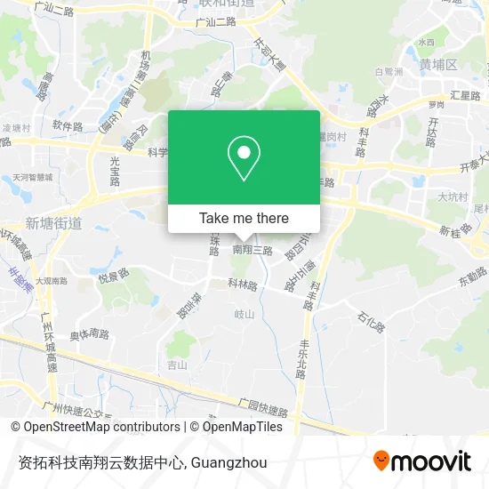 资拓科技南翔云数据中心 map