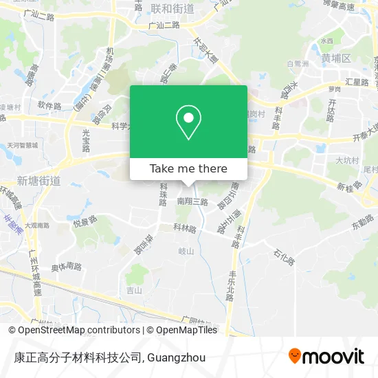 康正高分子材料科技公司 map