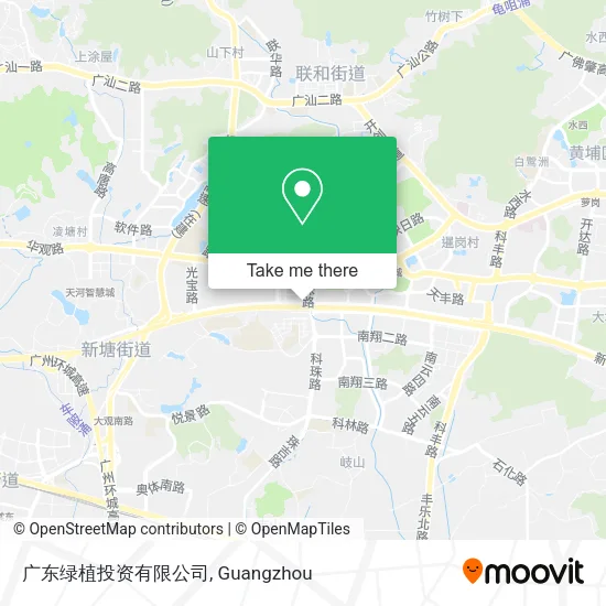 广东绿植投资有限公司 map