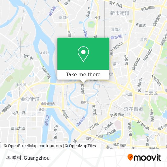 粤溪村 map