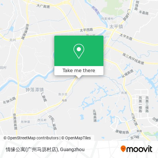情缘公寓(广州马沥村店) map