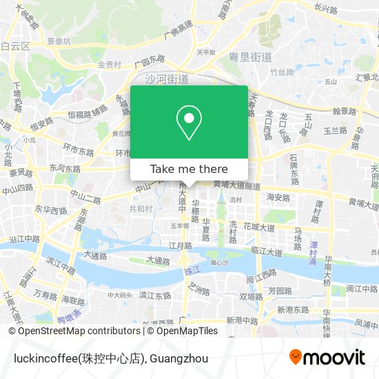luckincoffee(珠控中心店) map