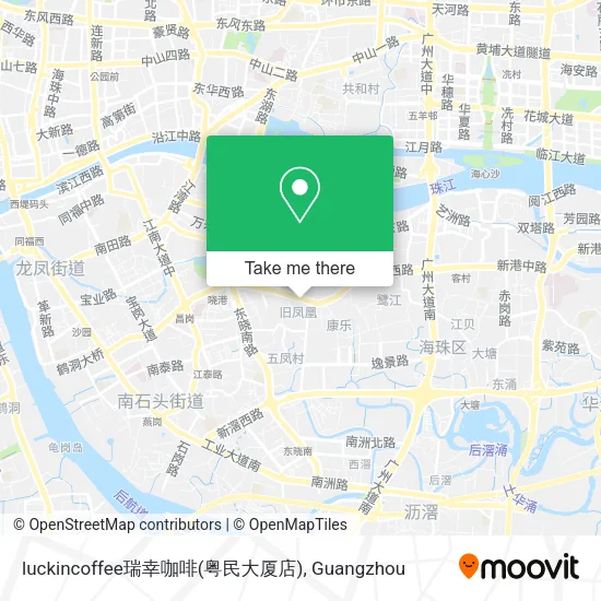luckincoffee瑞幸咖啡(粤民大厦店) map