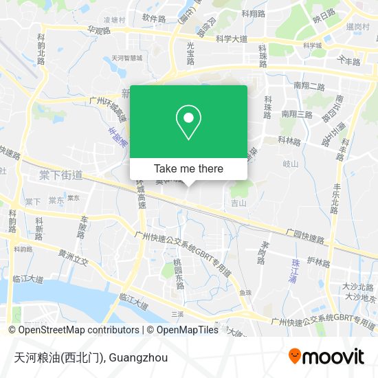 天河粮油(西北门) map