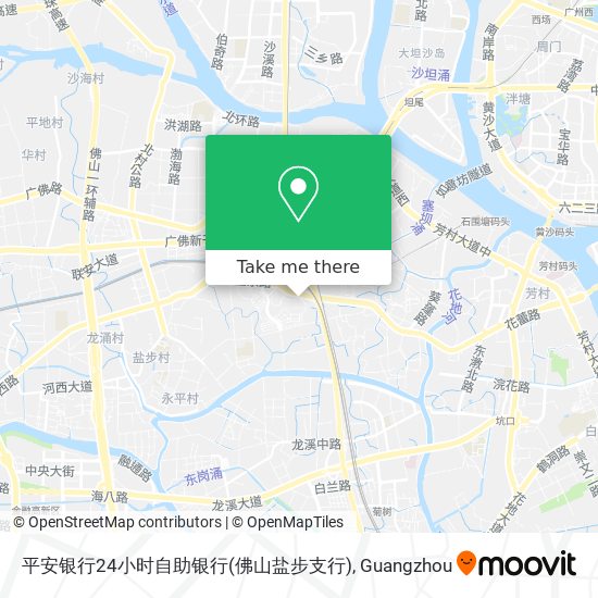 平安银行24小时自助银行(佛山盐步支行) map
