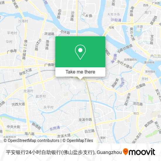 平安银行24小时自助银行(佛山盐步支行) map