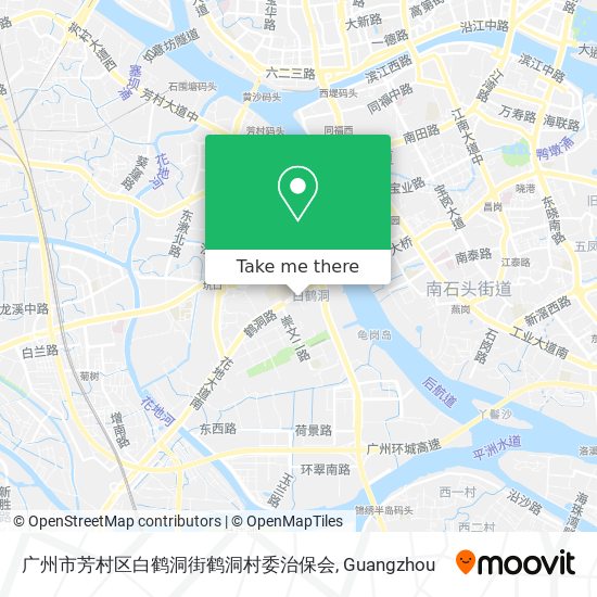 广州市芳村区白鹤洞街鹤洞村委治保会 map