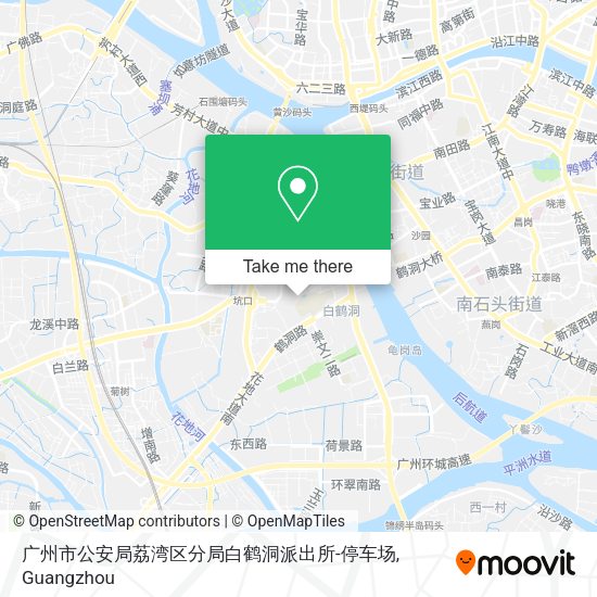 广州市公安局荔湾区分局白鹤洞派出所-停车场 map