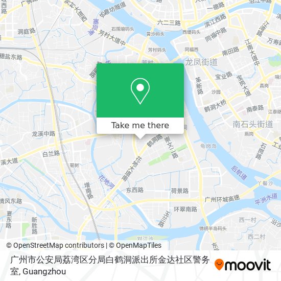 广州市公安局荔湾区分局白鹤洞派出所金达社区警务室 map