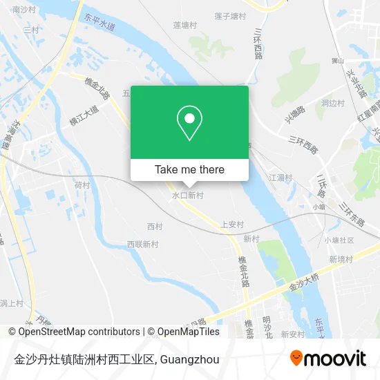 金沙丹灶镇陆洲村西工业区 map