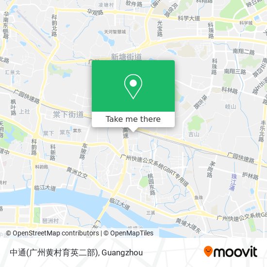 中通(广州黄村育英二部) map