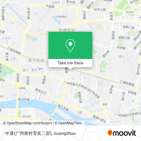 中通(广州黄村育英二部) map
