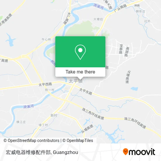 宏威电器维修配件部 map