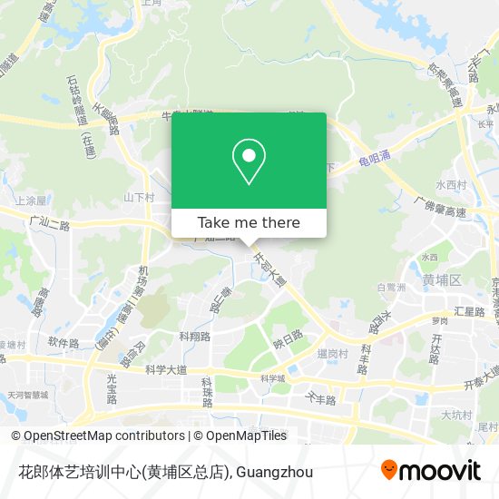 花郎体艺培训中心(黄埔区总店) map