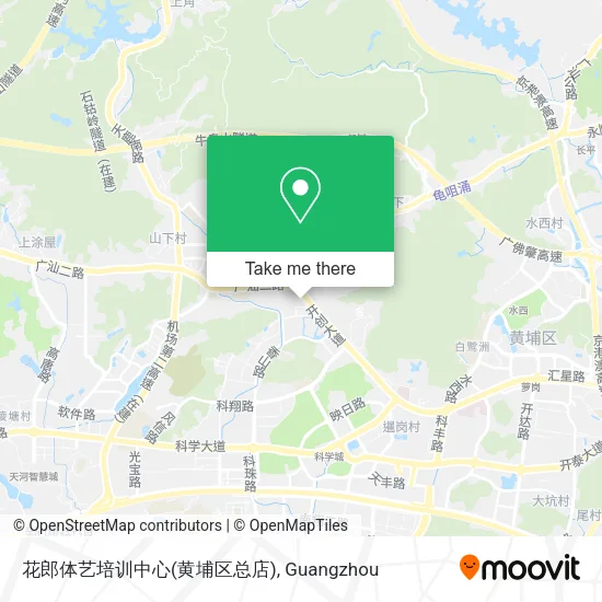 花郎体艺培训中心(黄埔区总店) map