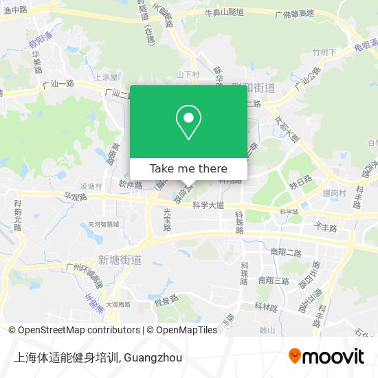 上海体适能健身培训 map