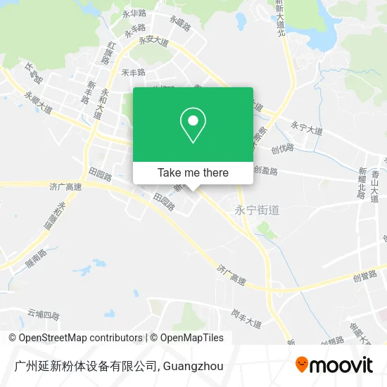 广州延新粉体设备有限公司 map