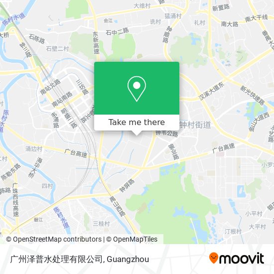 广州泽普水处理有限公司 map