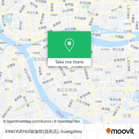 XINGYUEHUI瑜伽馆(昌岗店) map