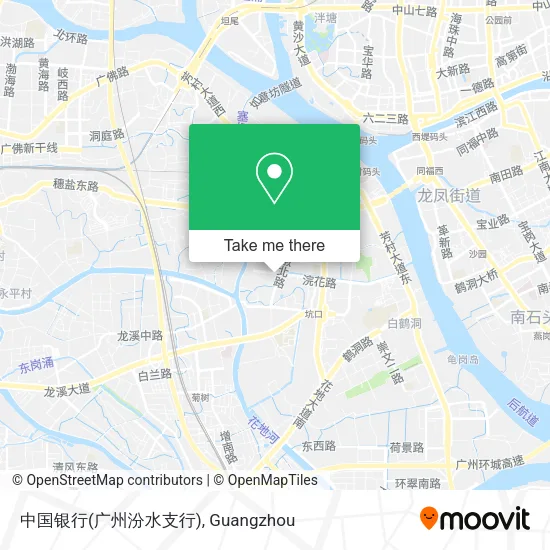 中国银行(广州汾水支行) map
