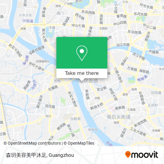 森玥美容美甲沐足 map