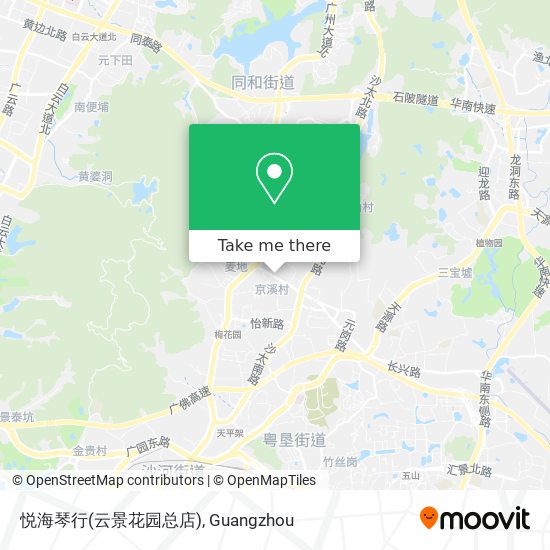 悦海琴行(云景花园总店) map