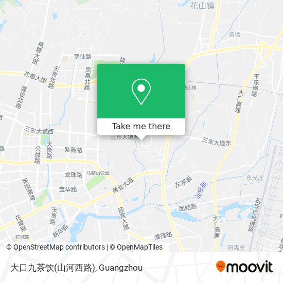 大口九茶饮(山河西路) map
