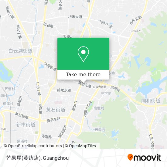 芒果屋(黄边店) map