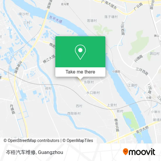 岑梧汽车维修 map