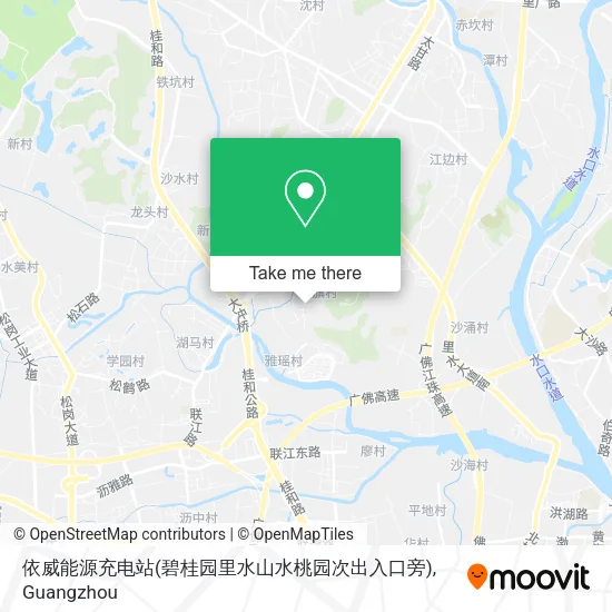 依威能源充电站(碧桂园里水山水桃园次出入口旁) map