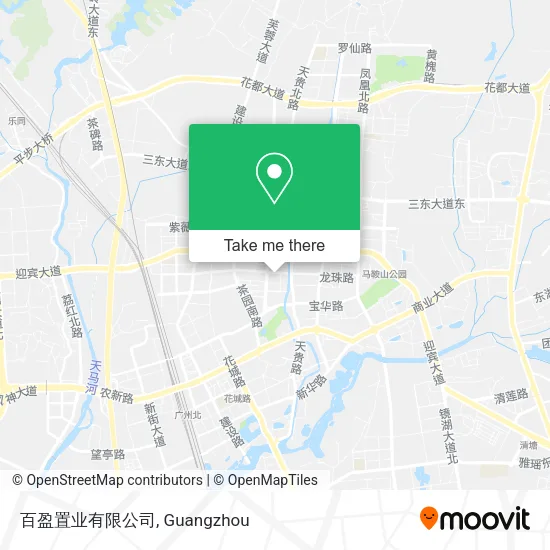 百盈置业有限公司 map