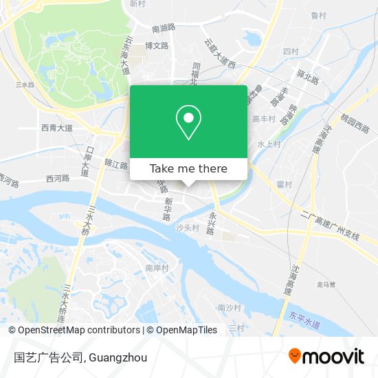 国艺广告公司 map