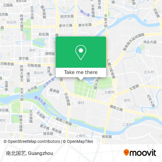 南北国艺 map