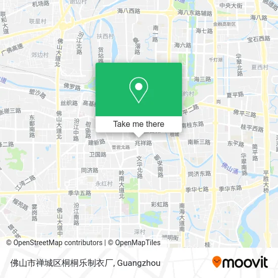 佛山市禅城区桐桐乐制衣厂 map