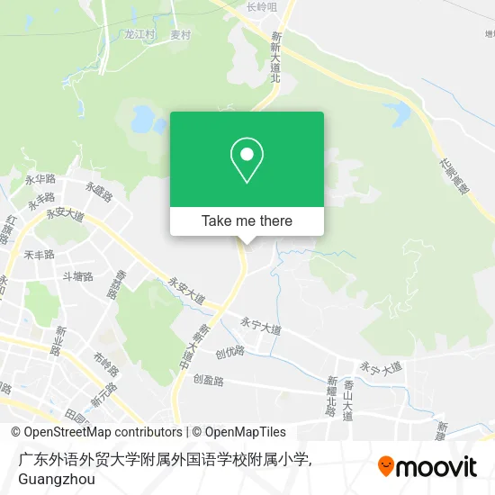广东外语外贸大学附属外国语学校附属小学 map
