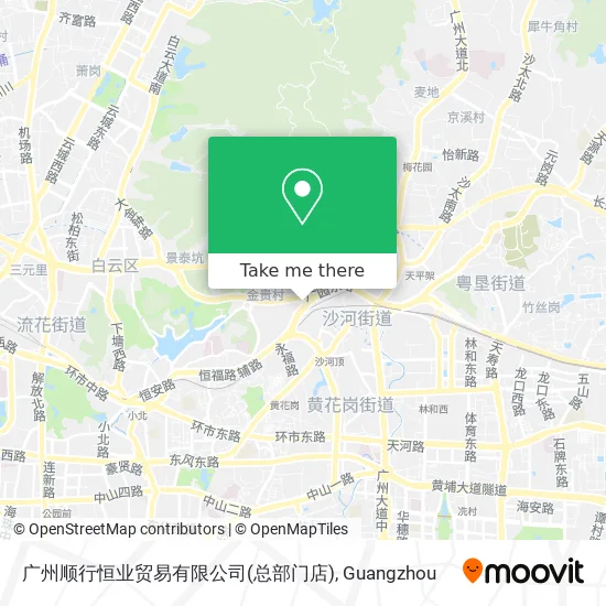 广州顺行恒业贸易有限公司(总部门店) map