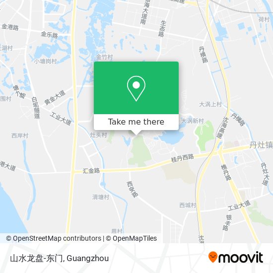 山水龙盘-东门 map