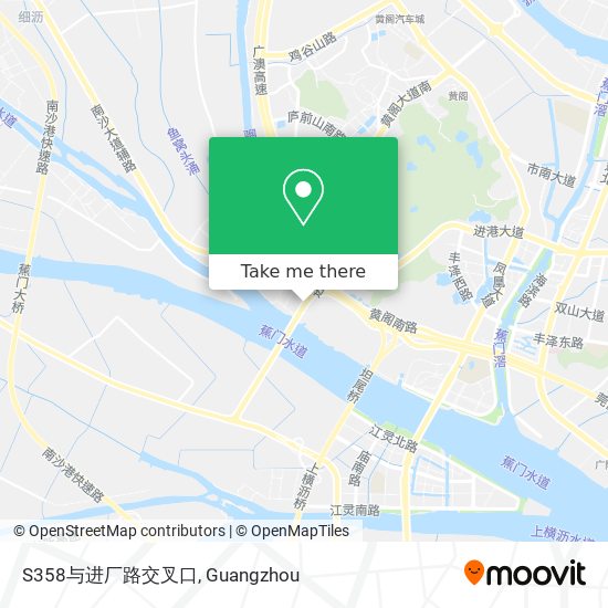 S358与进厂路交叉口 map