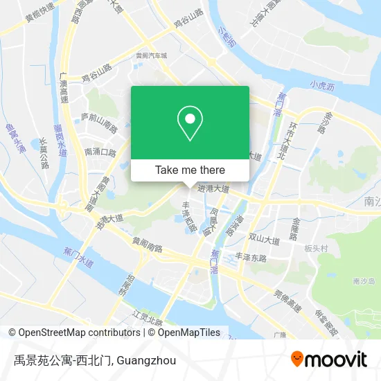 禹景苑公寓-西北门 map